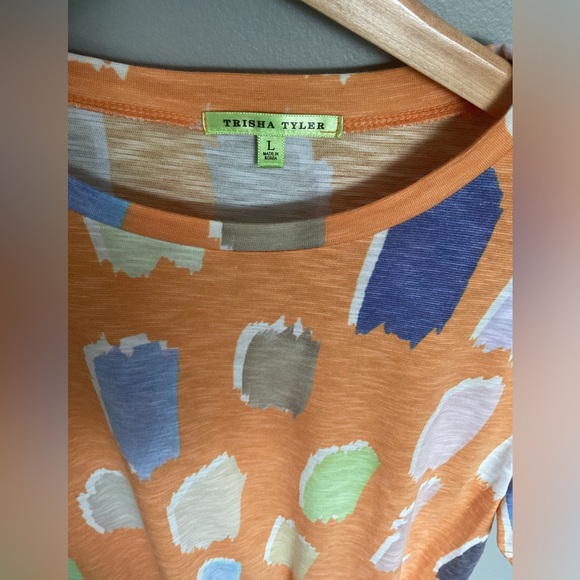 Trisha Tyler Blouse Abstract Print - Picture 5 of 9